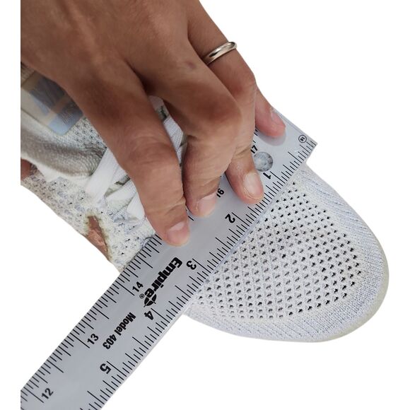 Nike Vapormax Flyknit Explorer Women's Sz 7 White Blue Running Shoes Athleisure - Picture 7 of 12